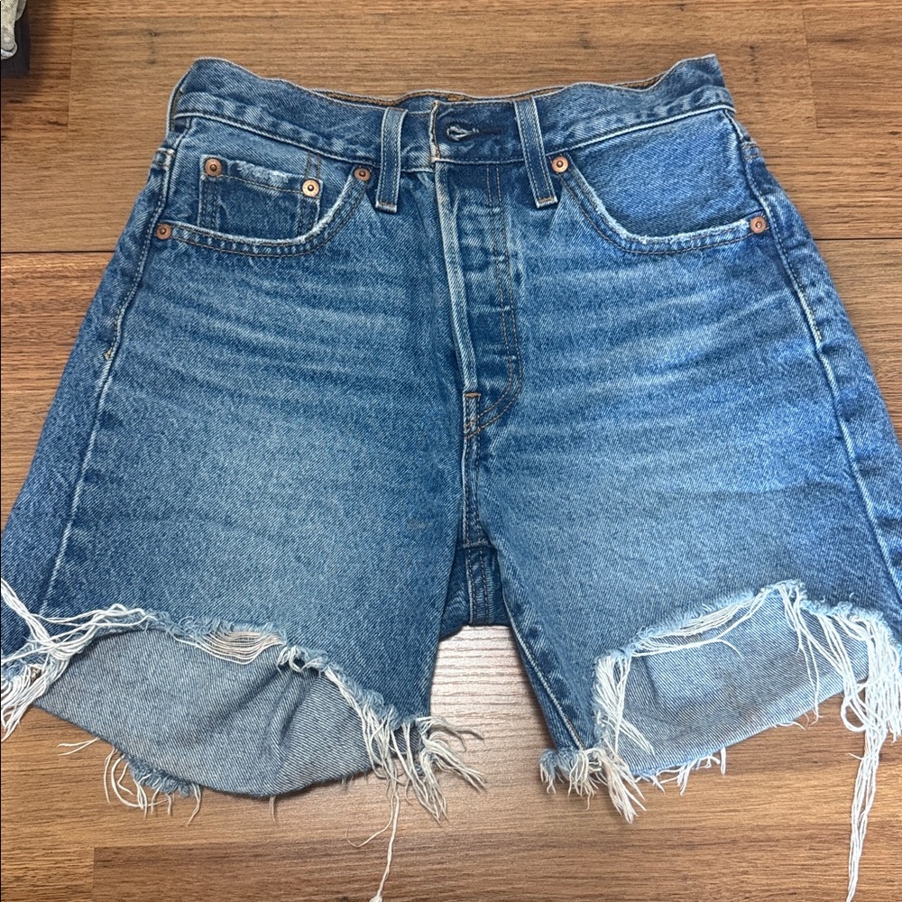 Levi's Blue Jean Shorts